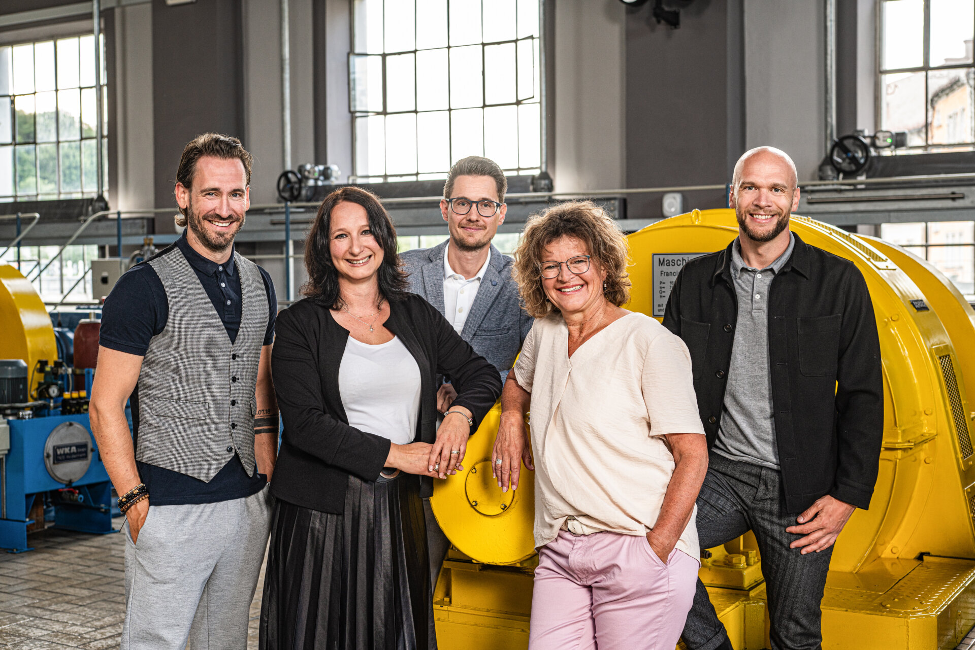 Gruppenfoto der Mitarbeiter der Abteilung Service Kunden