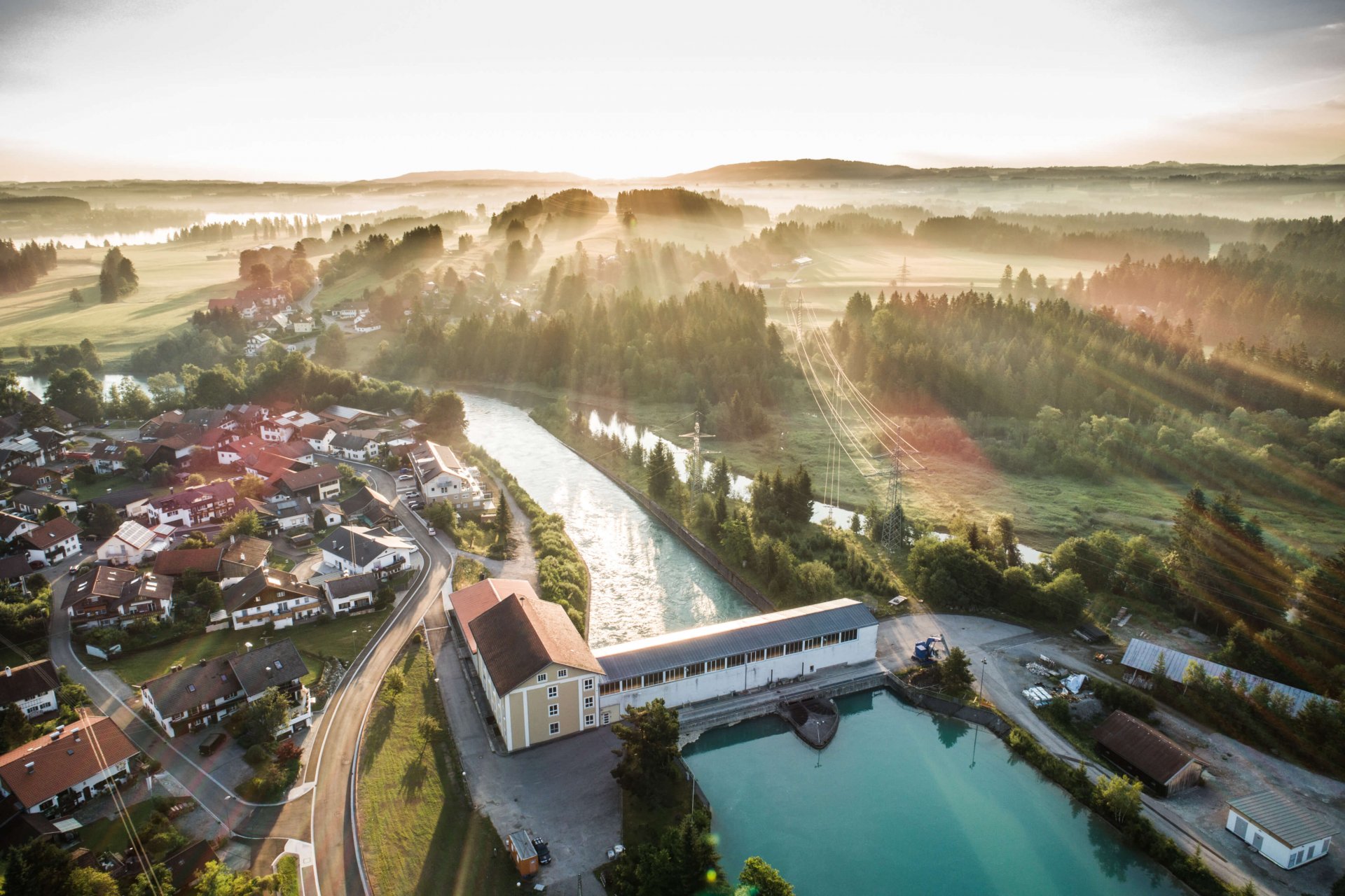 Wasserkraftwerk Lechbruck