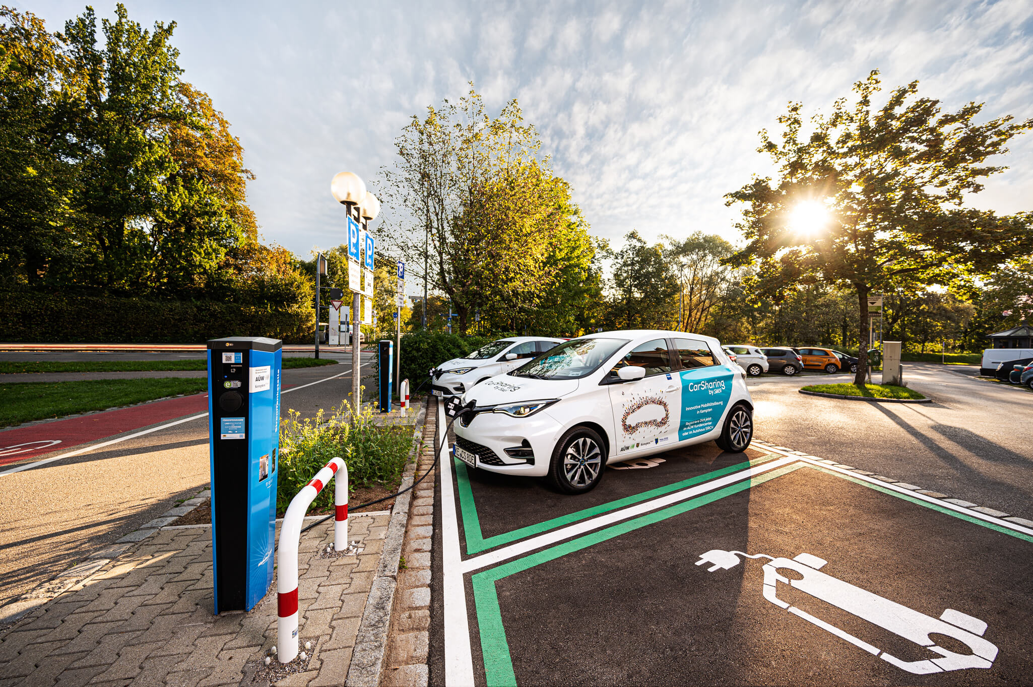 E-Carsharing in der Grabengasse Kempten