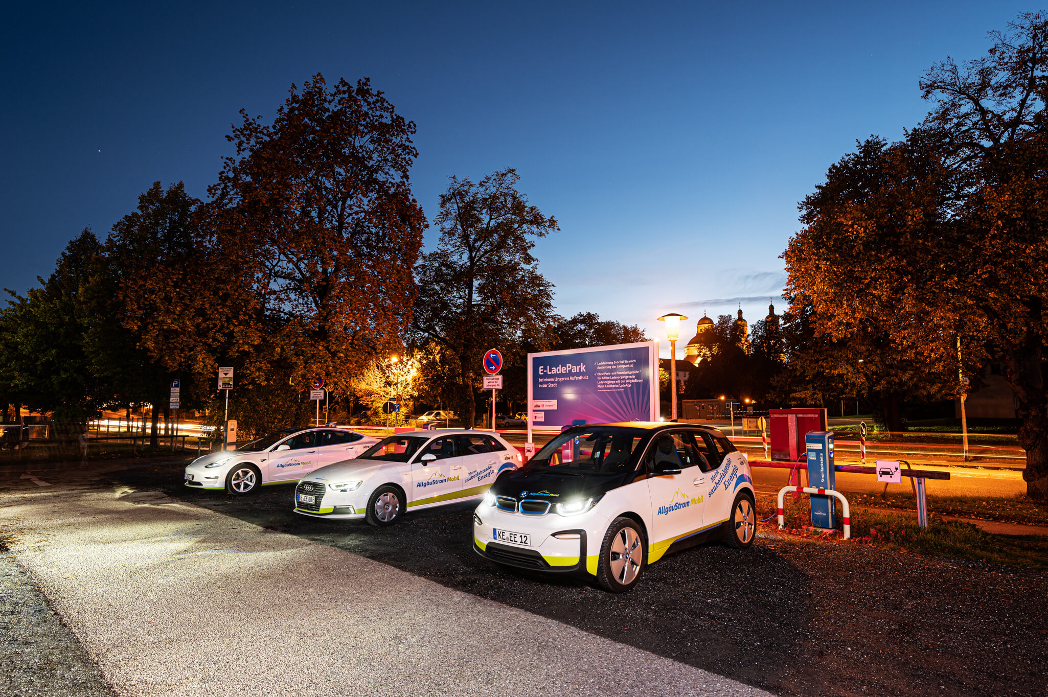 E-Ladepark an der Rottachstraße Kempten