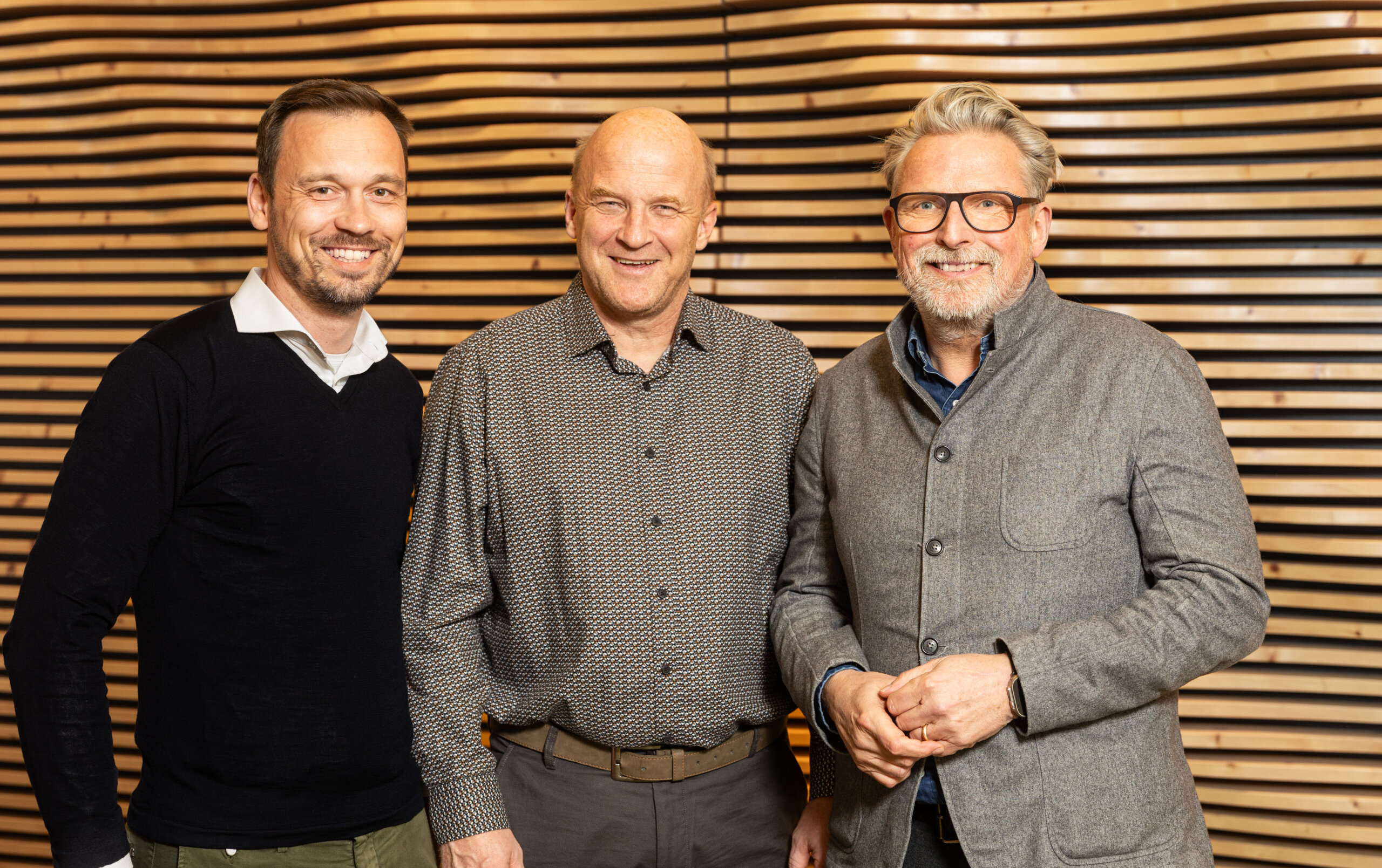 Team der AÜW begrüfen Burger Heizung Sanitär