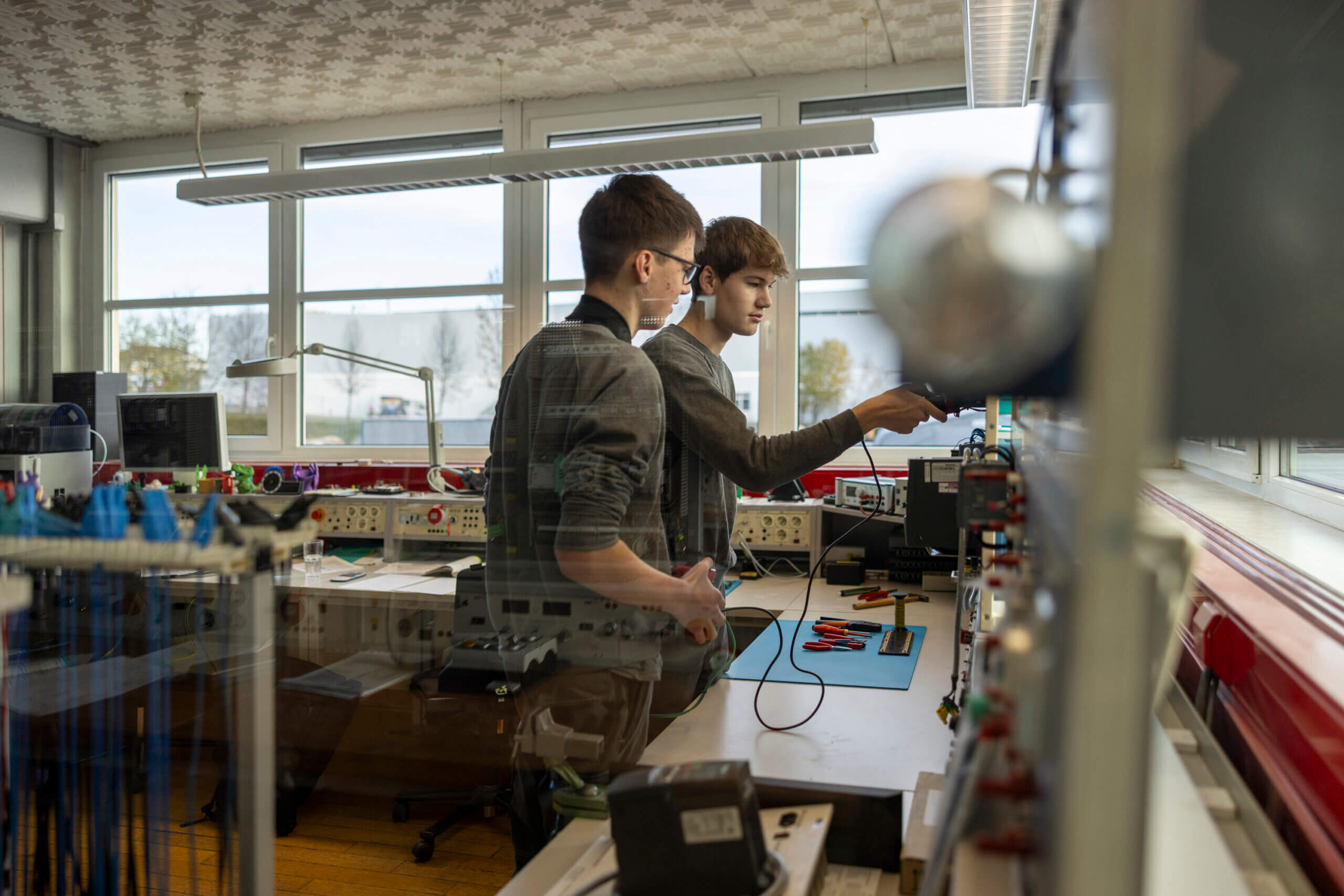 Elektroniker in der Lehre